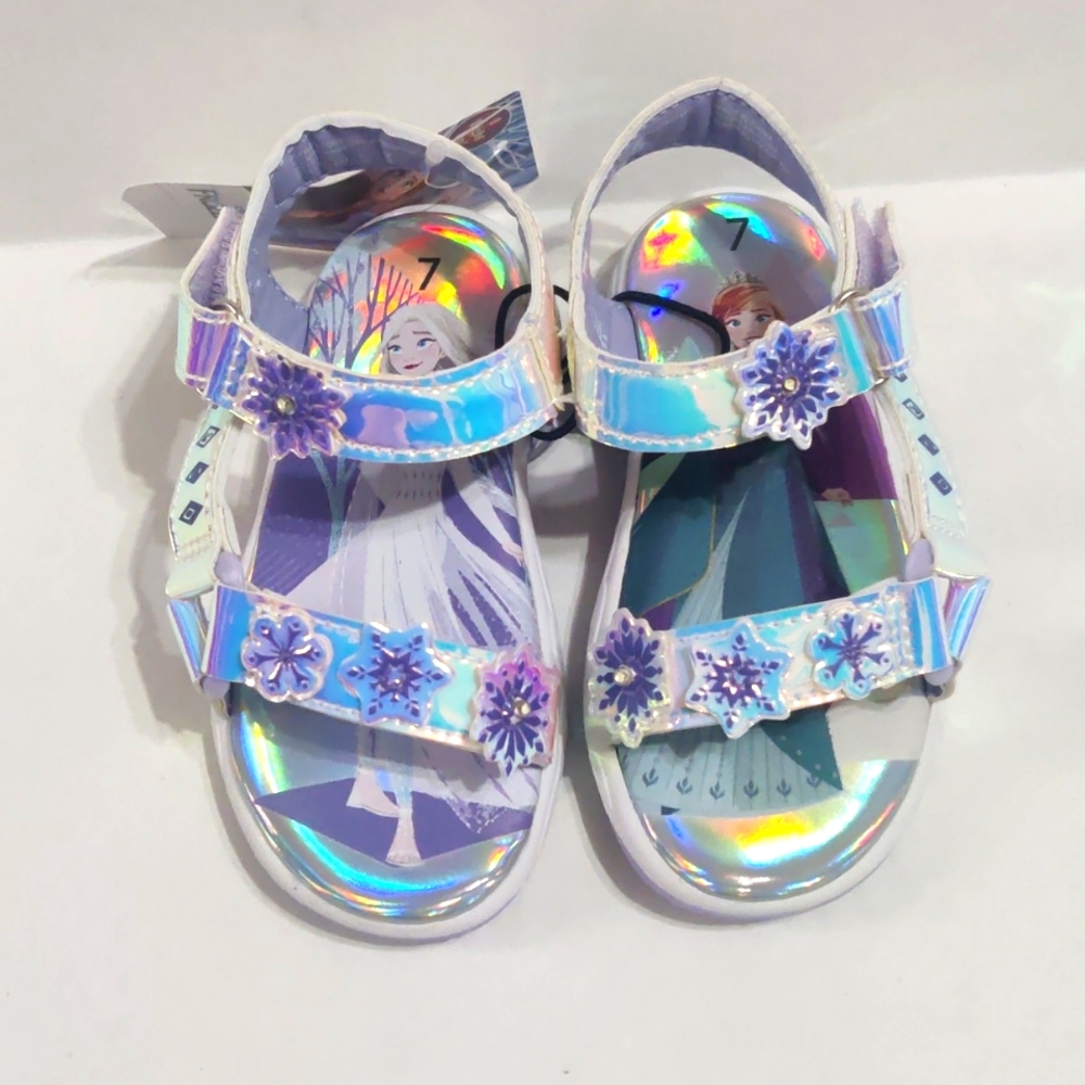 Frozen Sandals Toddler Girls Size 11 Lights Up Elsa Anna